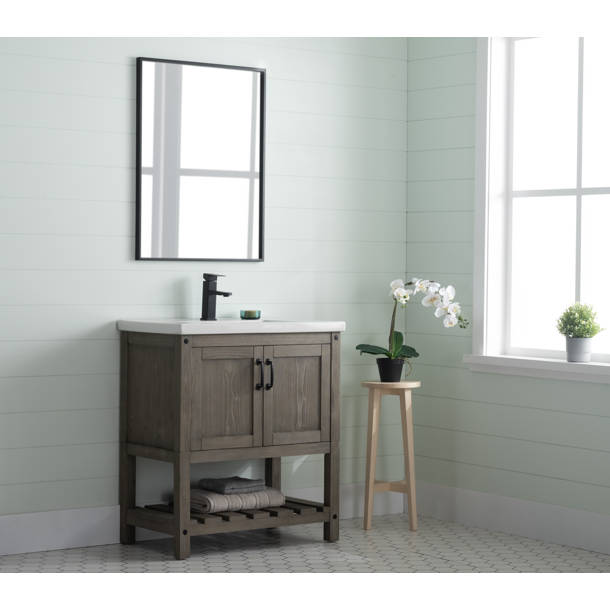 Three Posts Kordell 30'' Free Standing Single Bathroom Vanity with